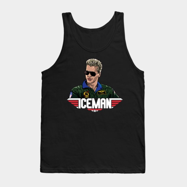 Iceman Val Kilmer Tank Top by RetroReview